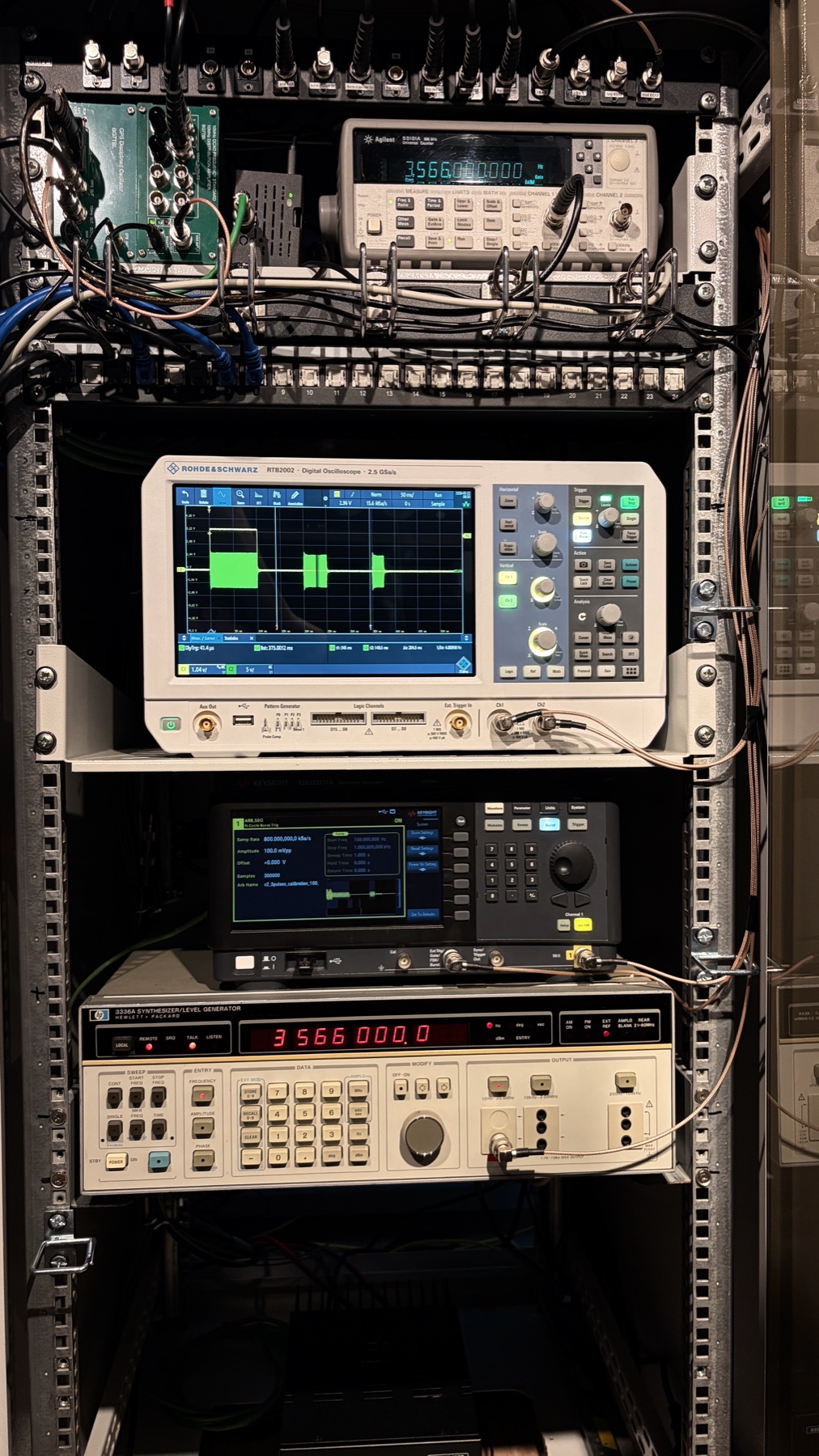 Equipment rack — SN0FMT Warsaw station